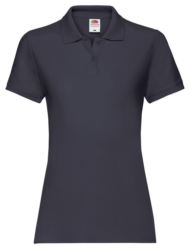 Fruit of the Loom - "Premium" Poloshirt für Damen FK2965 (S) (Marineblau)
