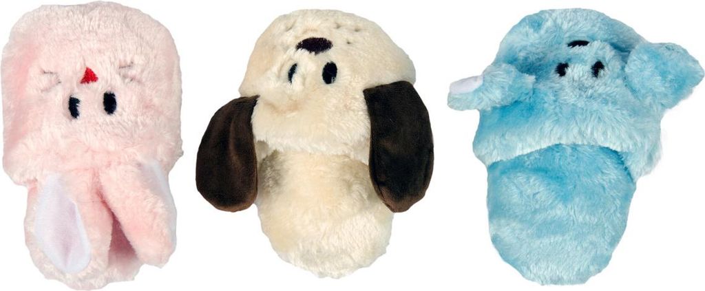 Duvo+ Hundespielzeug Plüsch-Pantoffel mit Glocke