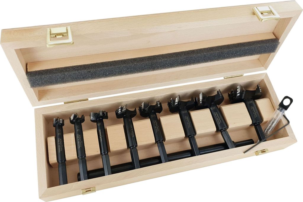 FAMAG Bormax prima Forstnerbohrer 9-tlg (15-50mm & 250mm, Verlängerung)