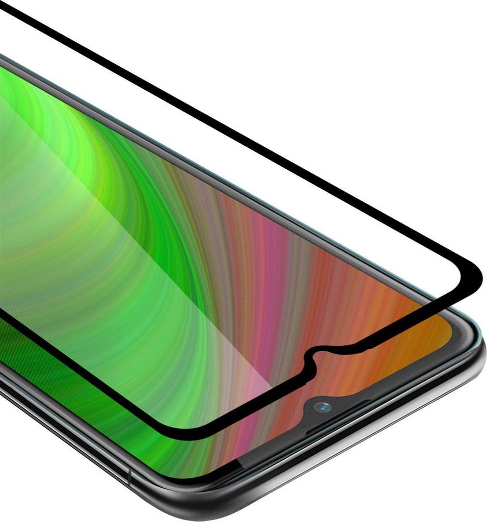 Cadorabo Panzerfolie für Nokia 2.4 Schutzfolie in Schwarz Vollbild Folie Tempered Display Schutzglas