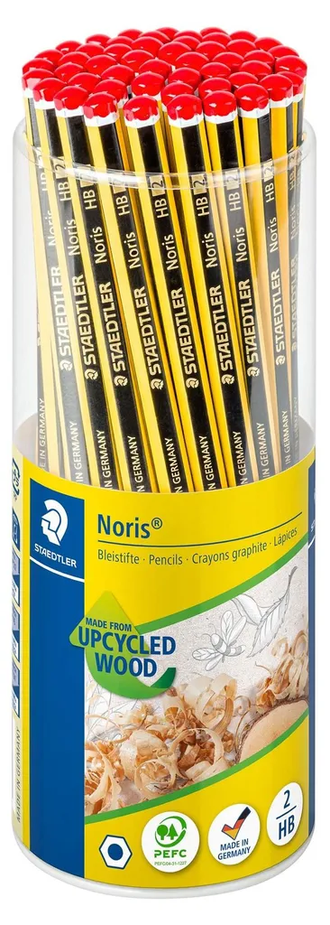 Crayons HB Staedtler Noris 120 KP50 : Finies les Mines Cassées au Bureau