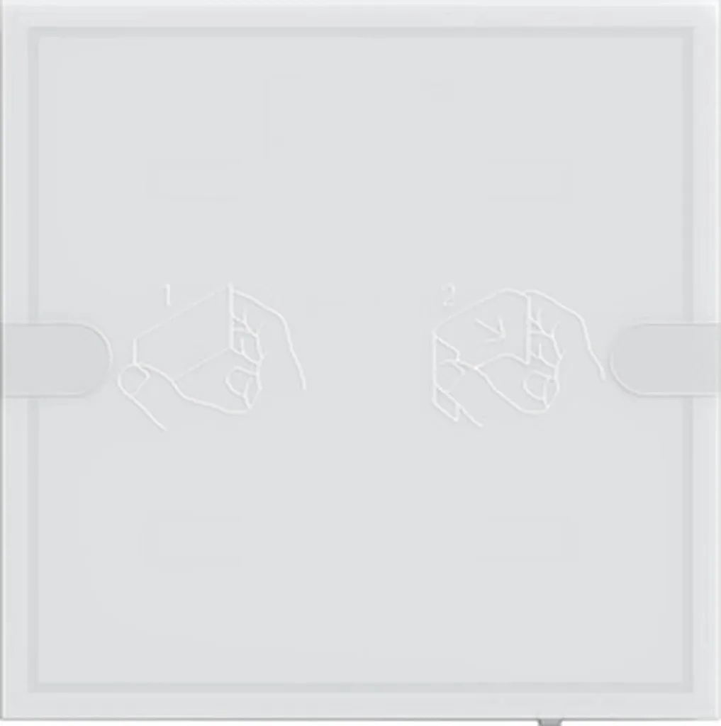 Gira Bouton-poussoir KNX 4 Confort 1f TS4 Blanc 5001003 pour Domotique