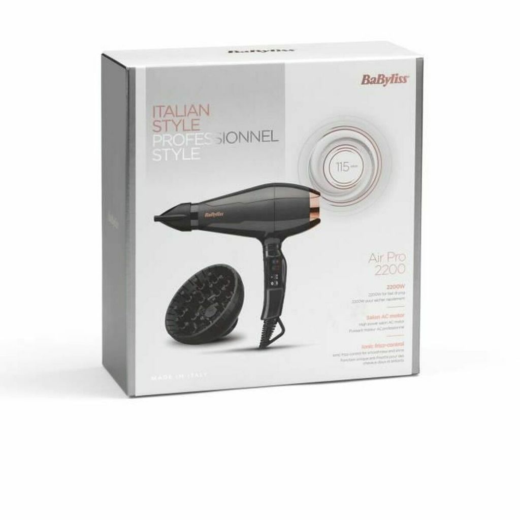 Suszarka do włosów BaByliss 6719DE 2200 W Czarny Zdjęcie produktu 7
