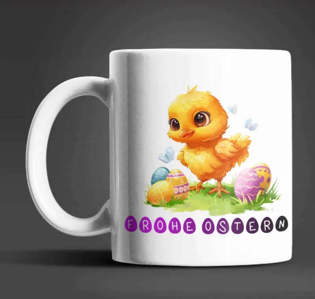 Ostern Küken Ostereier Keramik Kaffeetasse Teetasse Tasse Geschenke