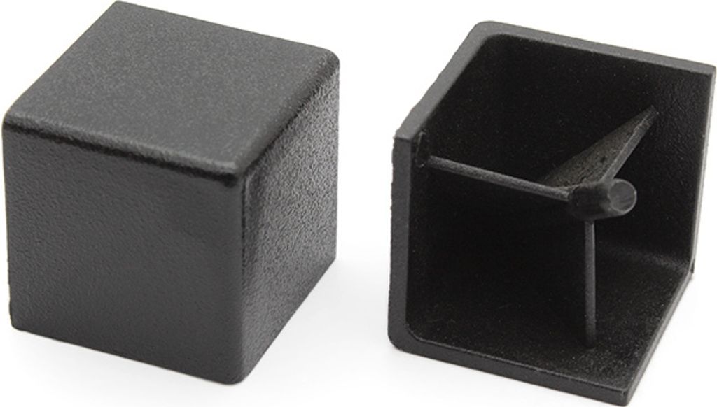 Abdeckkappe eckig für Eckwinkel 30 I-Typ Nut 6