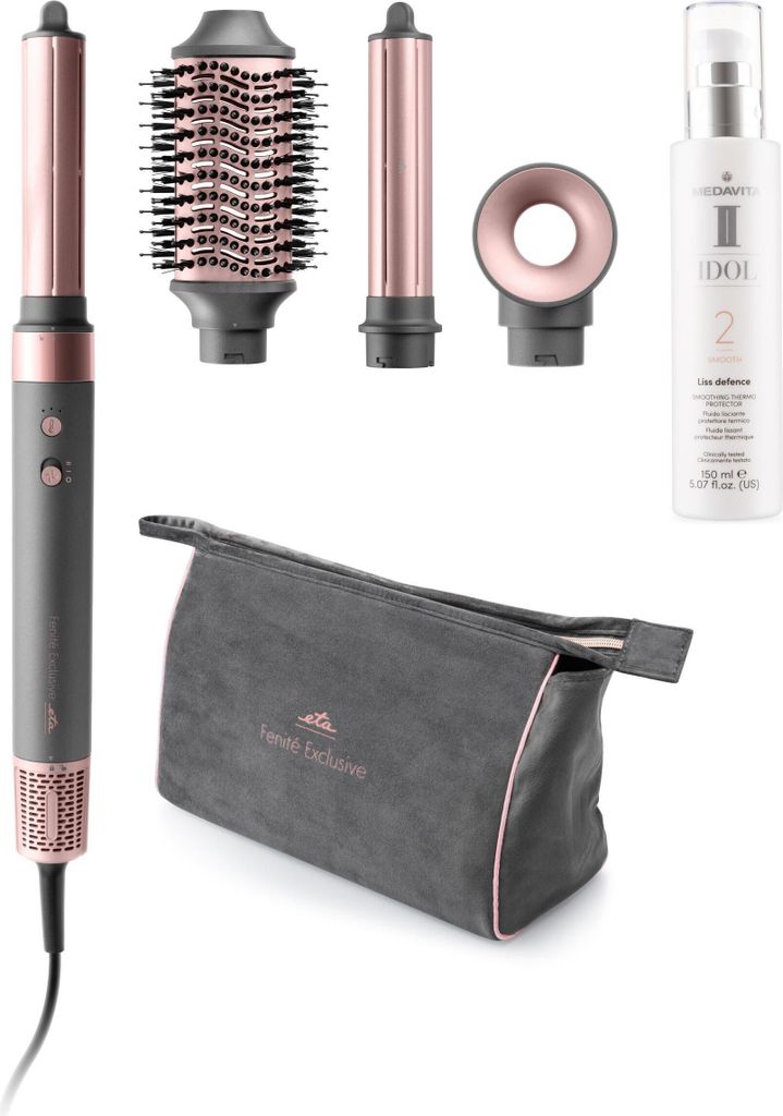ETA | Multifunctional Hot Air Styler | ETA032390000 Fenité Exclusive | Ion conditioning | Number of heating levels 3 | 1400 W | Gray