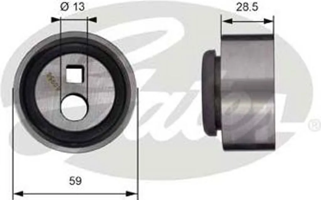 Rouleau Tendeur GATES T41130 Haute Résistance compatible 106, Saxo et ZX