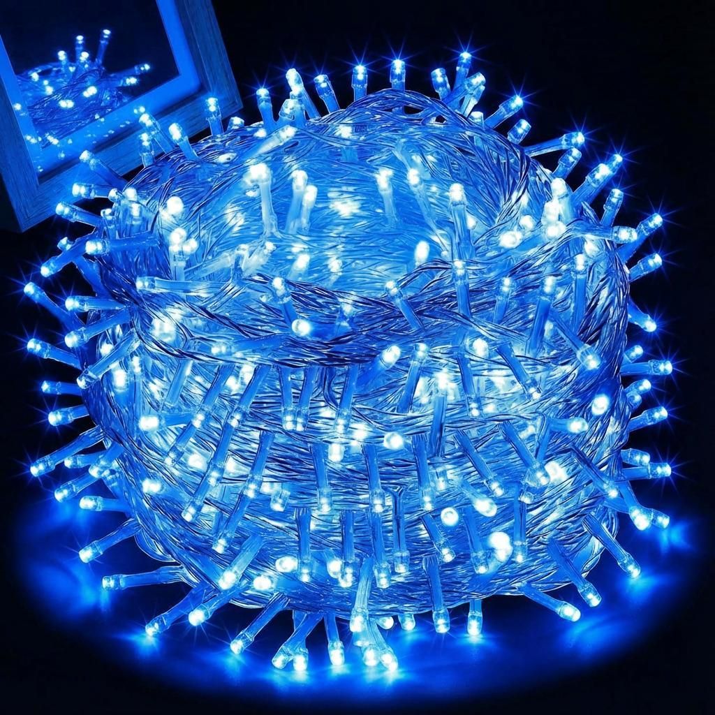 100M 800LEDs 8 Modi Lichterkette Strom, Timer, Produktbild 