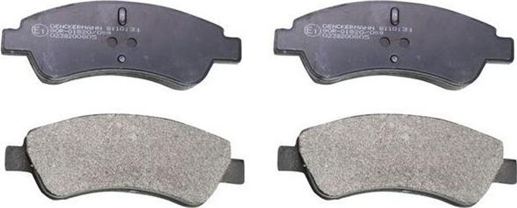 DENCKERMANN B110131 Bremsbelagsatz, Scheibenbremse OE 425218 kompatibel mit Berlingo, C-Elysee, C2, C3, C4, C4er, DS3, Xsara, 1007, 2008, 206, 207,...