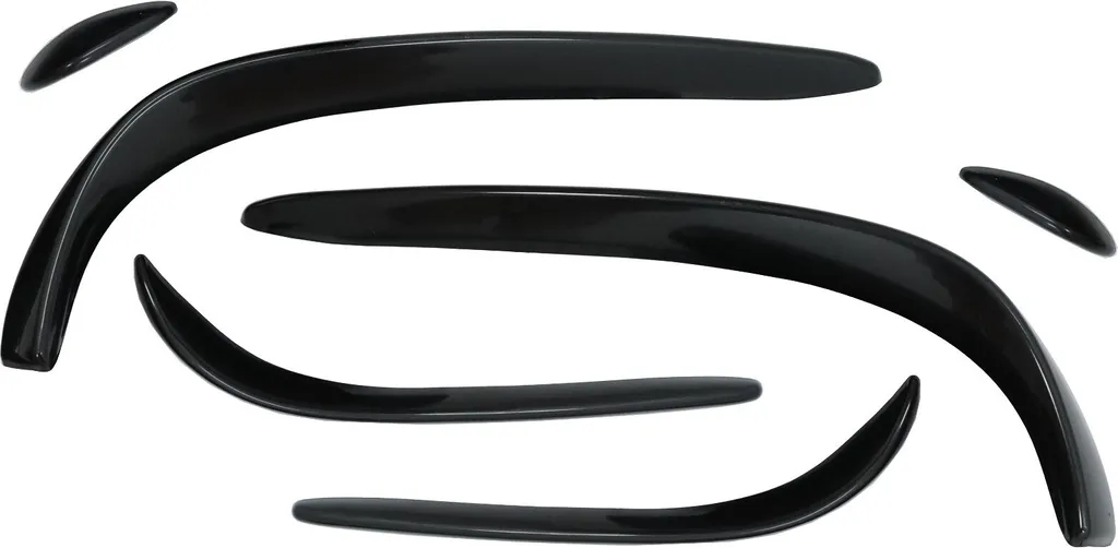 Kit Carrosserie Avant Mercedes Classe C W205 Look Sport Noir Brillant