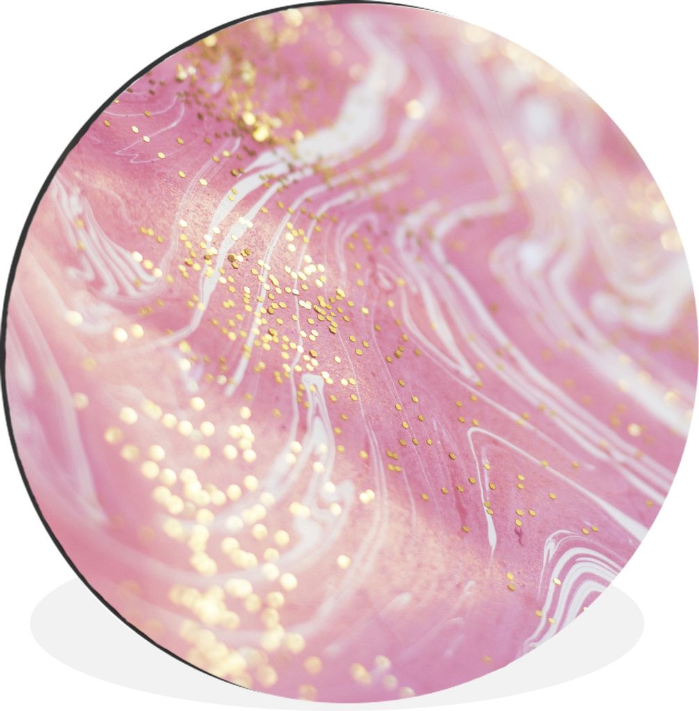 MuchoWow - Wand Kreis - Wandbild - Schlafzimmer - Aluminium Bild - Kinderzimmer - Wohnzimmer Dekoration - Wandschmuck