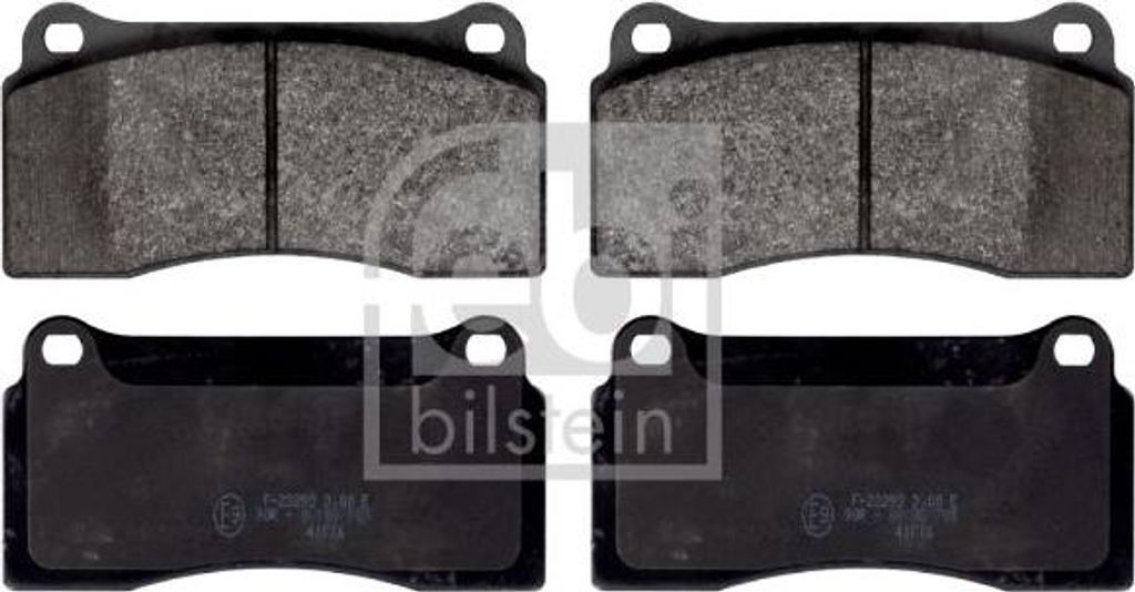 FEBI BILSTEIN 116094 Bremsbelagsatz, Scheibenbremse OE JLM21280 kompatibel mit XJ, XK8, XK8er, XK, GT-R