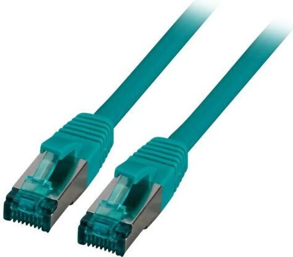 Patch Cord EFB MK6001.0,5GR Cat.6A S/FTP LSZH 500MHz Verde 0,5m