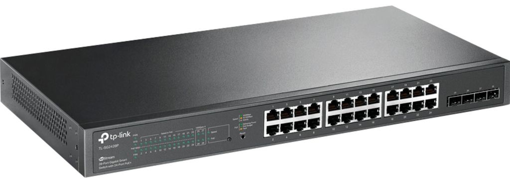 TP-Link Omada Switch 28x GE SG2428P (davon 24xPOE+) Produktbild 