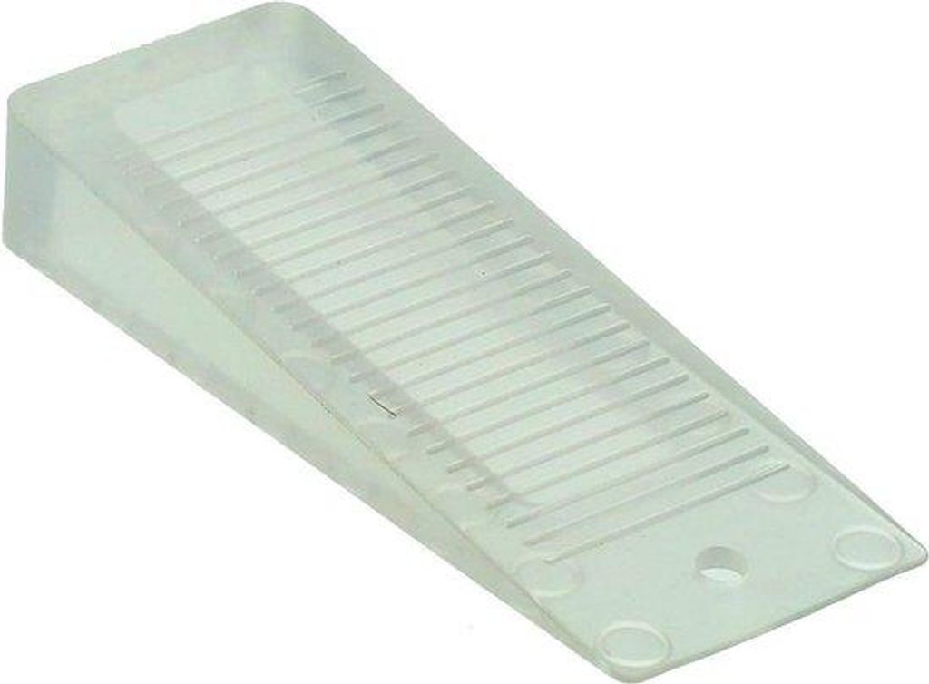 Antirutsch Türstopper aus Kunststoff transparent sicher