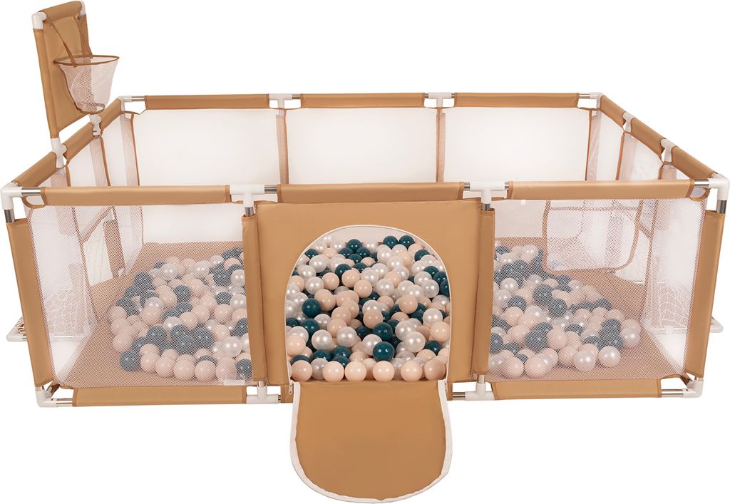 Selonis Laufstall Baby Großer Spielplatz Mit 100 Bälle Produktbild 