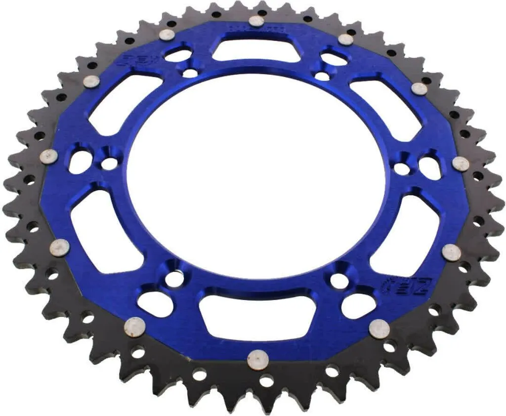 Pignon ZF 51 dents pas 520 bleu ZFD-822-51-BLU pour chaîne de moto
