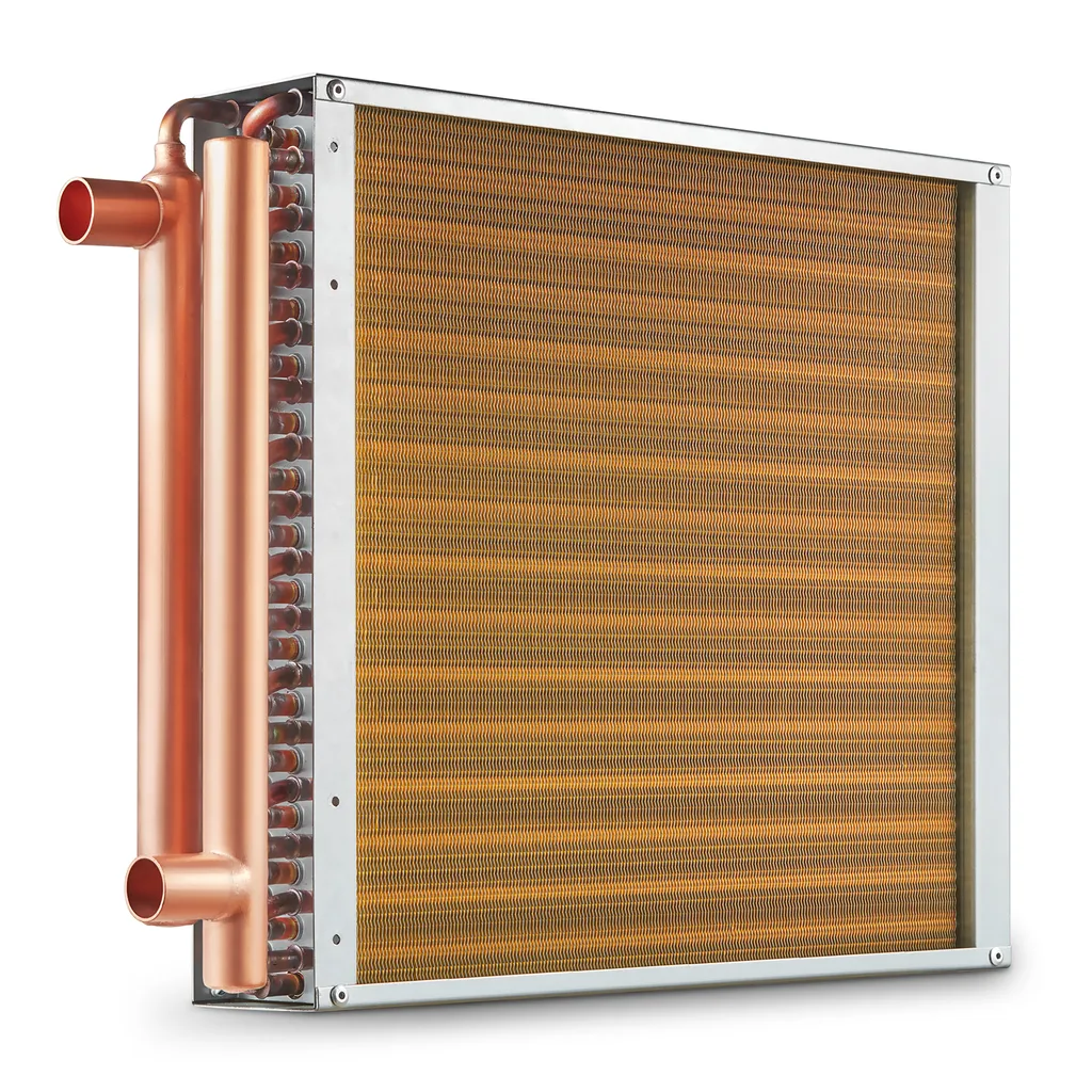Échangeur de chaleur eau-air VEVOR 40x40 cm à 3 rangées en cuivre