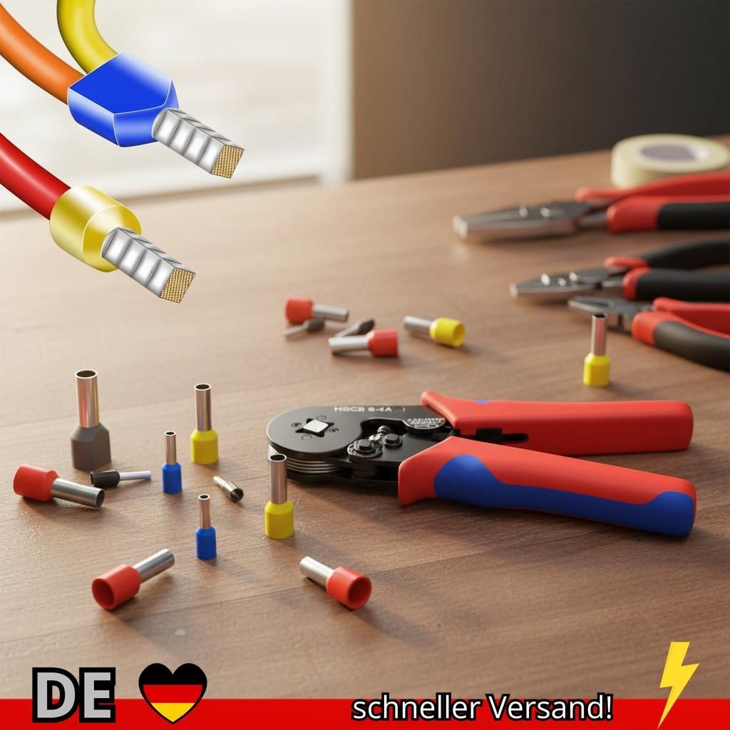 HSC8 6-4A Crimpzange 0 25-10mm für Aderendhülsen ² 23-7AWG