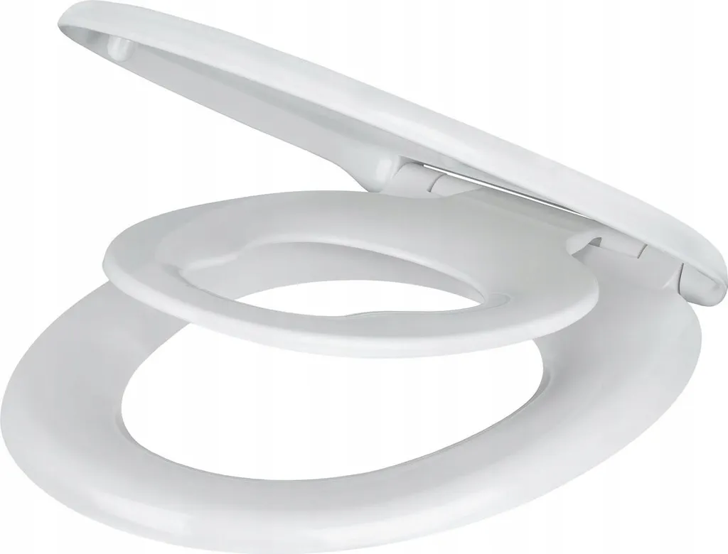 Sedile WC con Riduttore Bimbo Integrato e Chiusura Soft Close - Universale