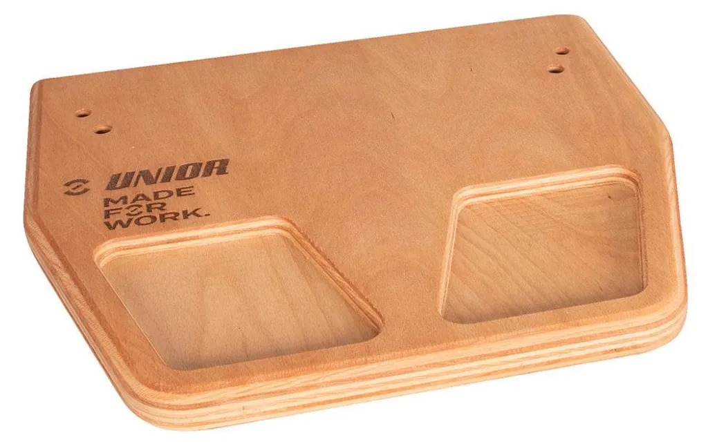 Base de support en bois Unior 1689.9 pour outil de dévoilage de roue