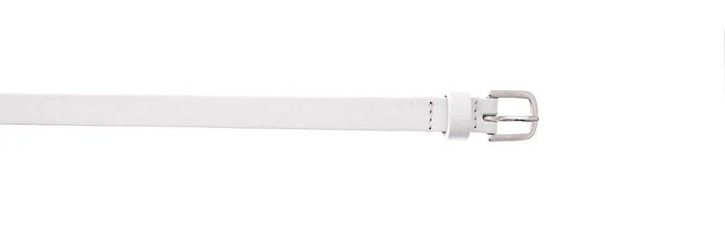 Cintura Vanzetti Neon Booster 15mm Bianca - Pelle Vera W110 Shop Online - 3