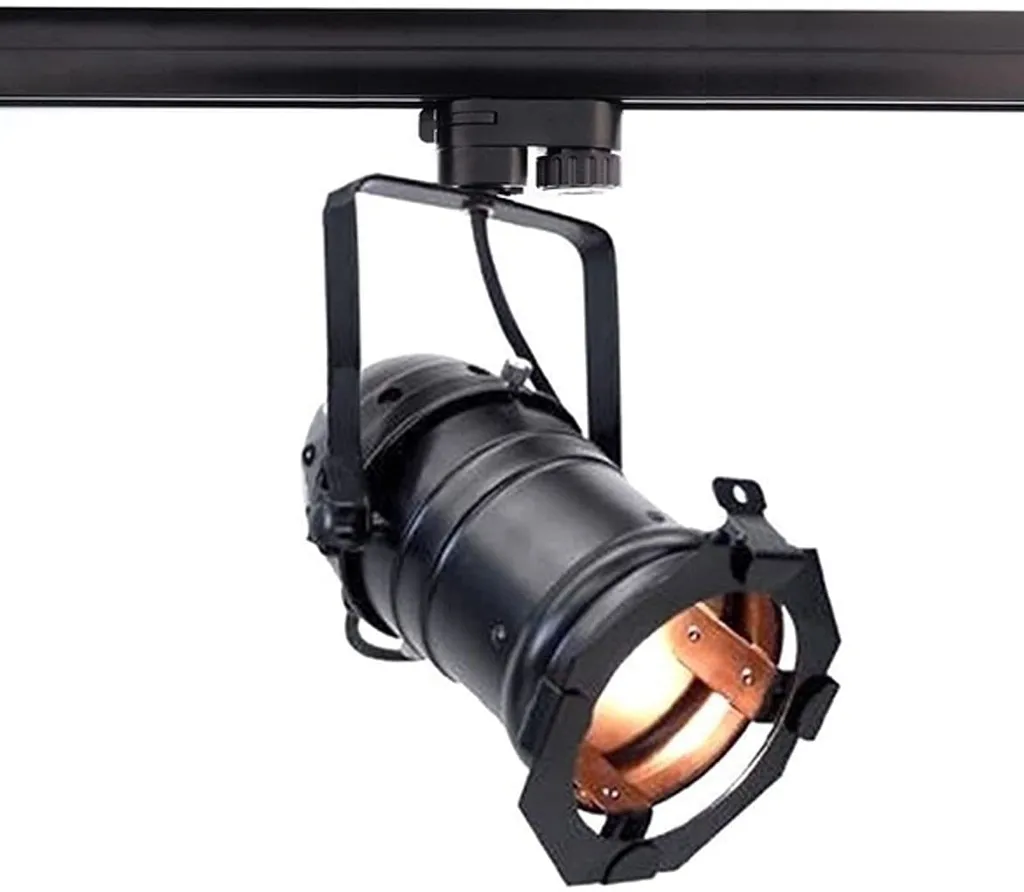 Luminaire rail triphasé STUDIO PAR 30 Noir E27 42W avec tête orientable
