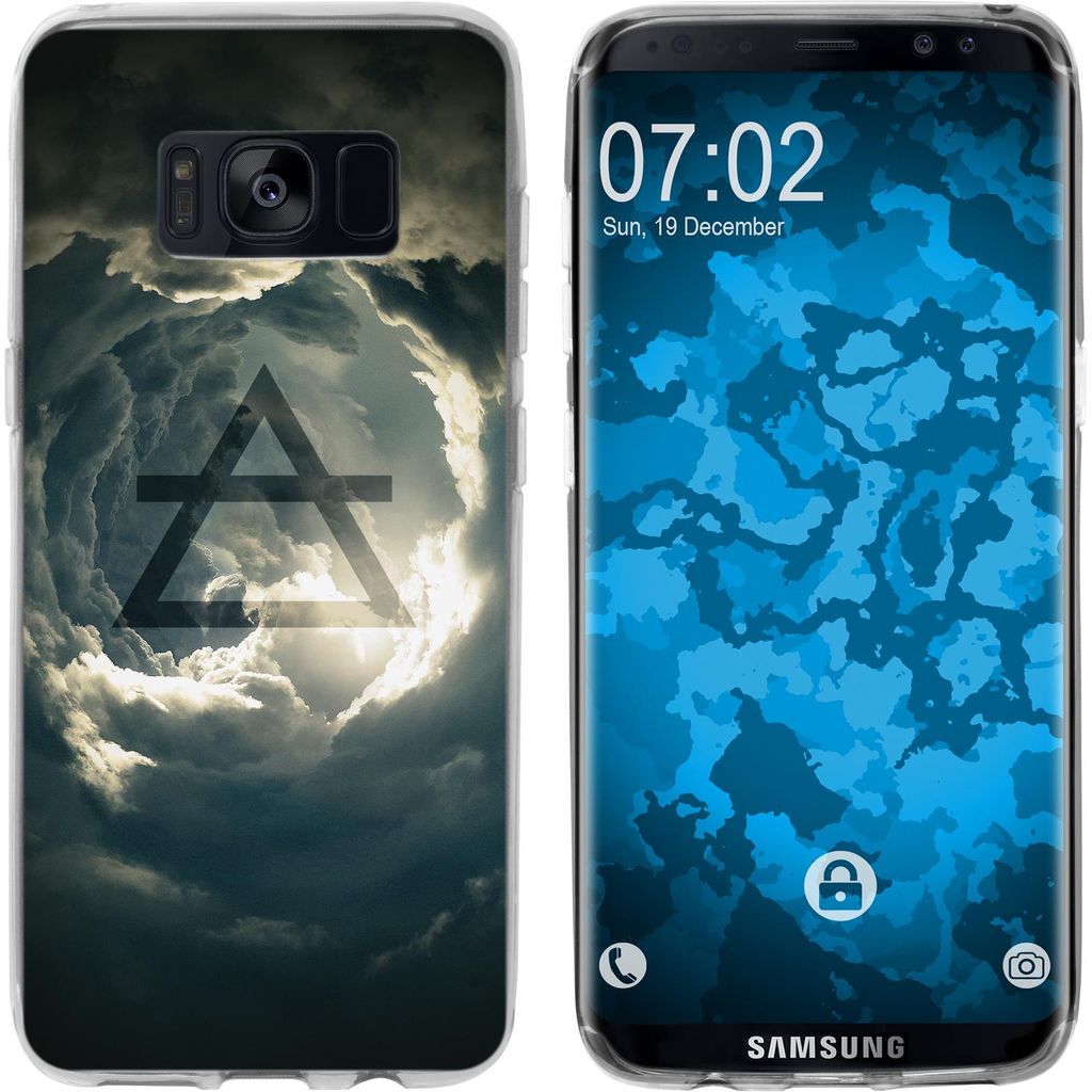 PhoneNatic Case kompatibel mit Samsung Galaxy S8 Plus Silikon-Hülle Element M1