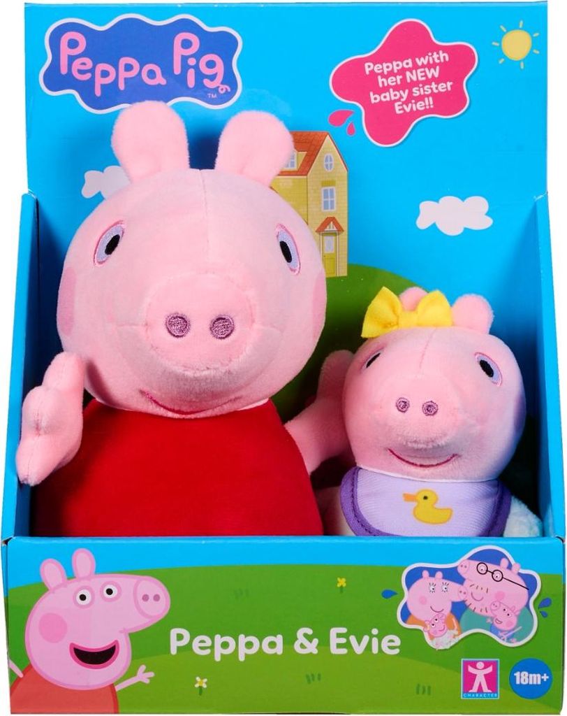 Peppa Pig und Evie Plüschtier-Set Produktbild 