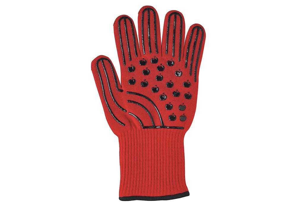 Mastrad BBQ-Handschuh Aramid Silikon, rot Produktbild 