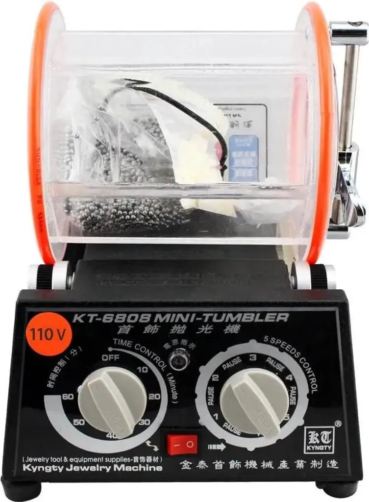 Polissoir rotatif de bijoux 220V avec poudre à polir - Modèle RT-150