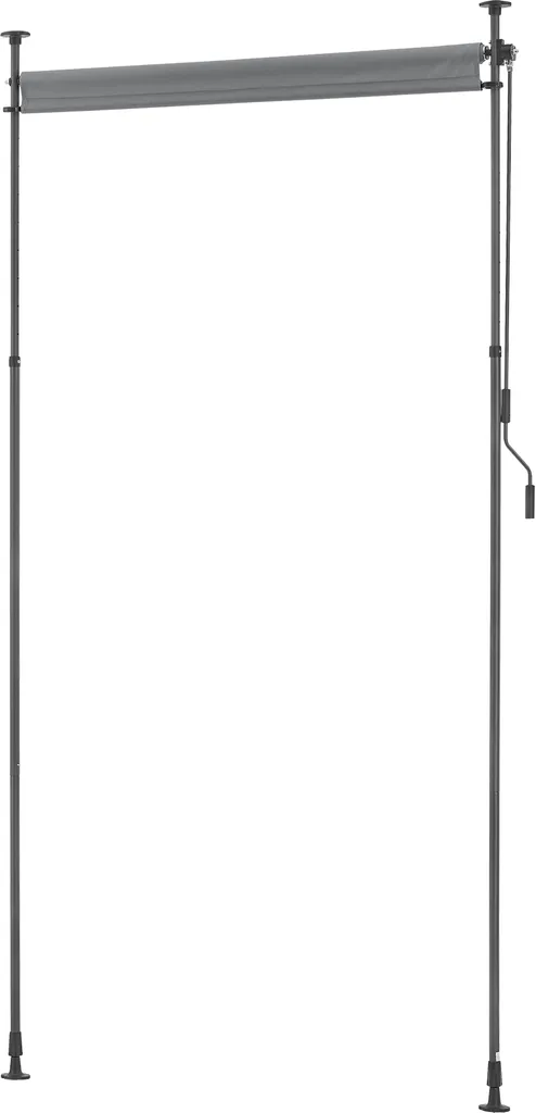 Store extérieur résistant aux intempéries 120 x 270 cm structure acier
