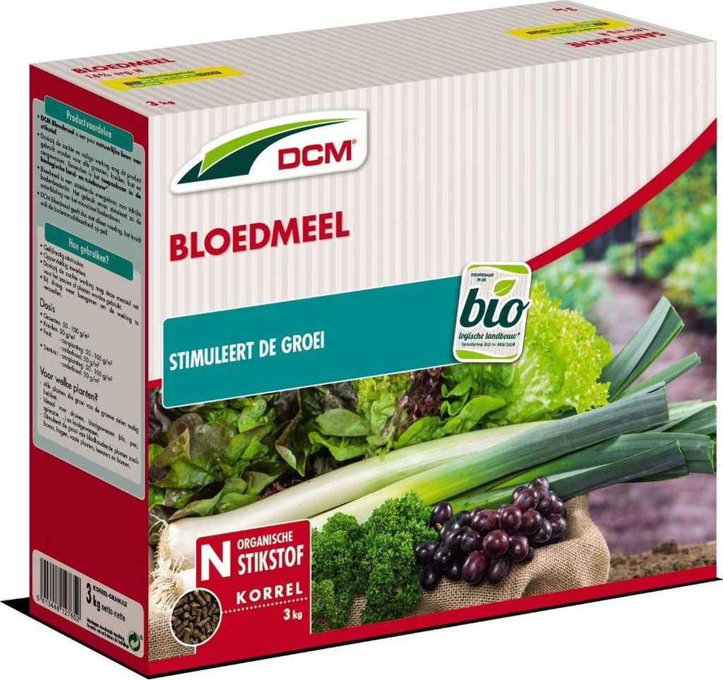 DCM Blutmehl 3 kg – Natürlicher Stickstoffdünger für Produktbild 