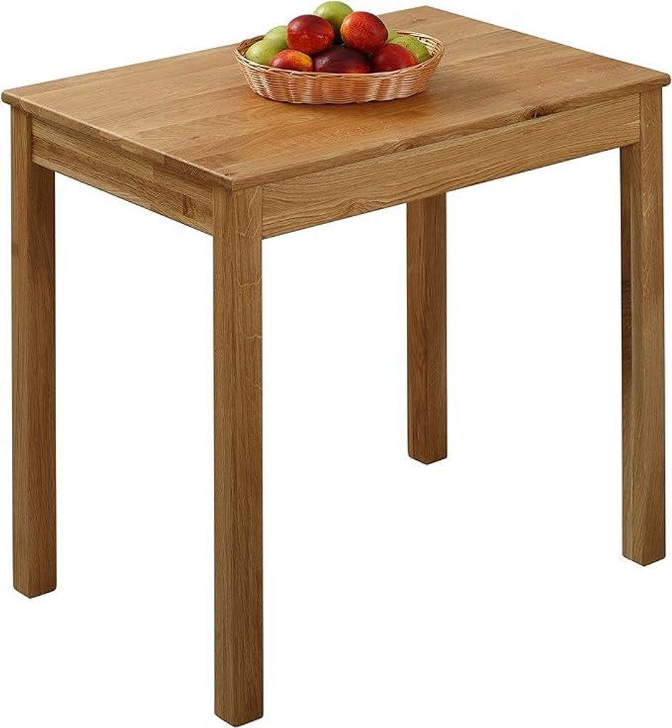 Table de salle à manger Tomas en bois massif (chêne, 75 x Image du produit 