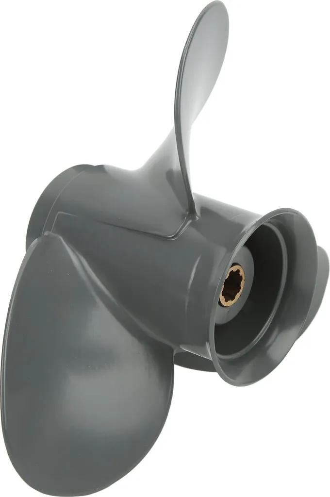 Hélice de moteur hors-bord 3 pales alu compatible 58130-Zv4-010AH 8-20cv