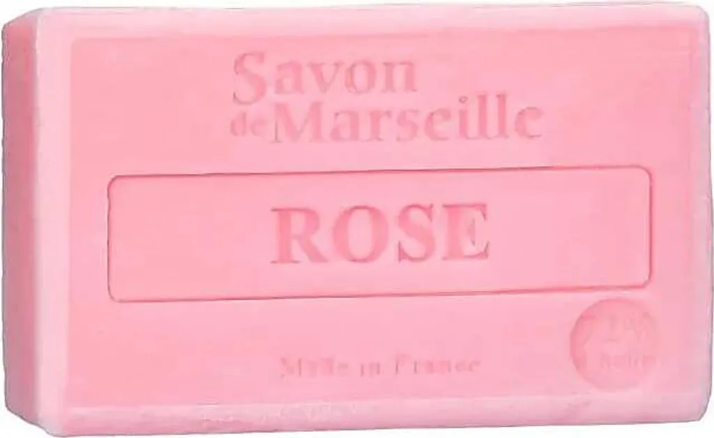 Savon de Marseille à la rose pour hygiène quotidienne 4pcs