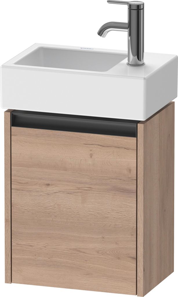 Duravit Ketho.2 Waschtischunterbau wandhängend, 1 Tür, Anschlag rechts, 364x440x238mm, für Vero Air 072438, K25071R55550000