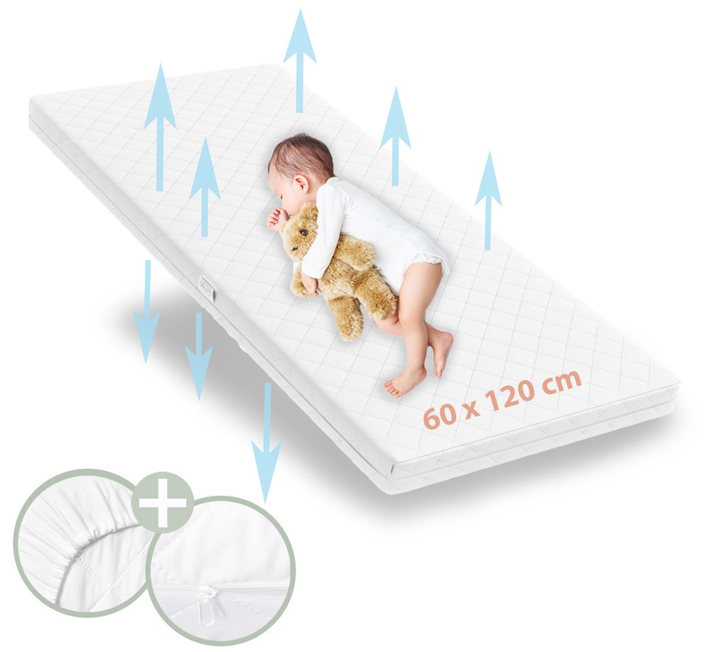 Schaumstoff Matratze 60 x 120 Schaum Baby  Kinder Bett 