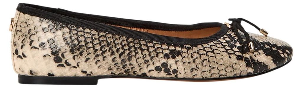 Steve Madden - "Blossoms" Schlangenmuster Ballerinas für Damen GT18319 (39 EU) (Hellbeige)