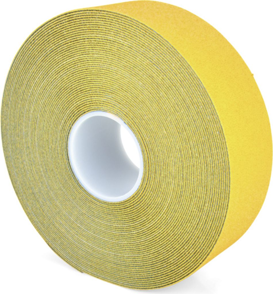 Dreifke Bodenmarkierungsband WT-5845, PU, Rutschhemmung R11, Gelb, 75 mm x 25 m