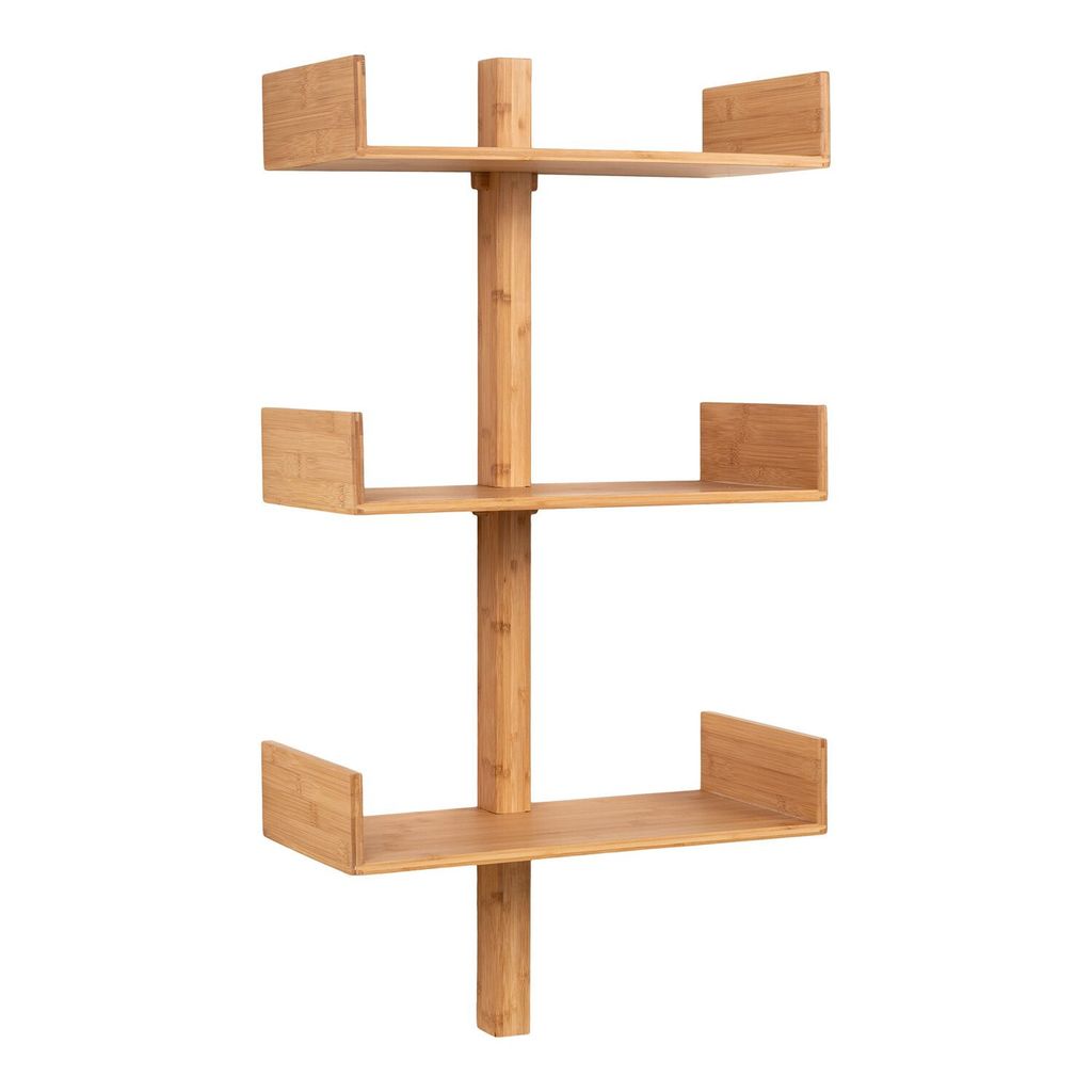 Natürliches Bambuswandregal 50 x 102 cm