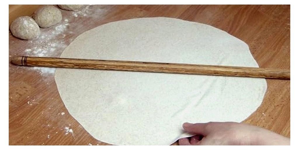 Dünnes Nudelholz aus Holz – handgefertigt für das Backen von Pizza, Baklava und Oklava, 80 cm
