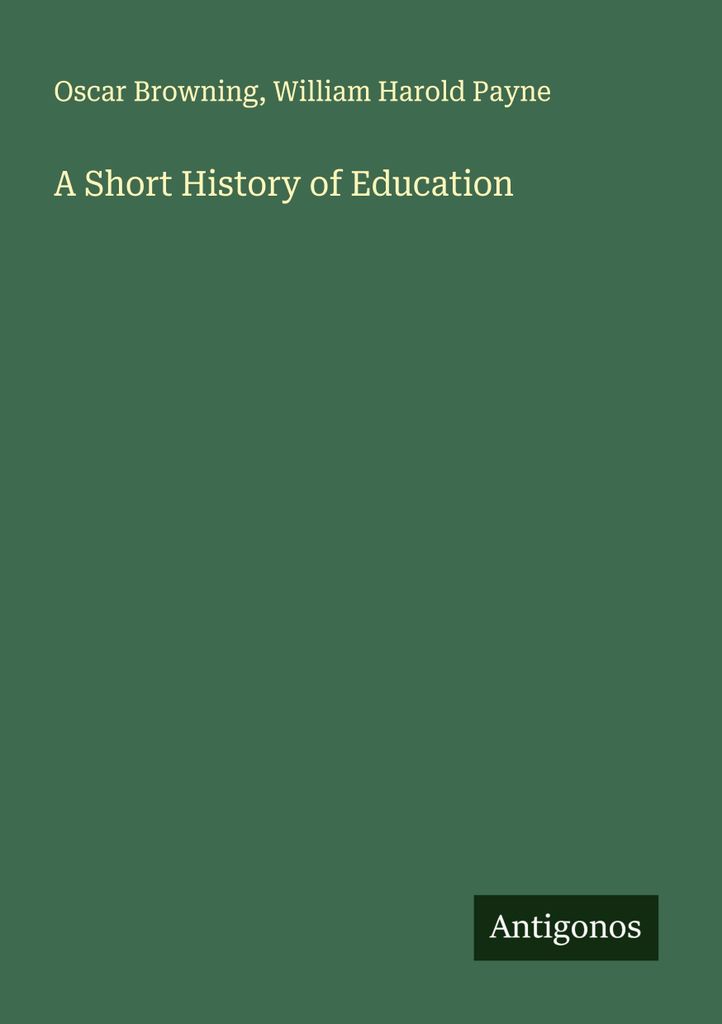 A Short History of Education