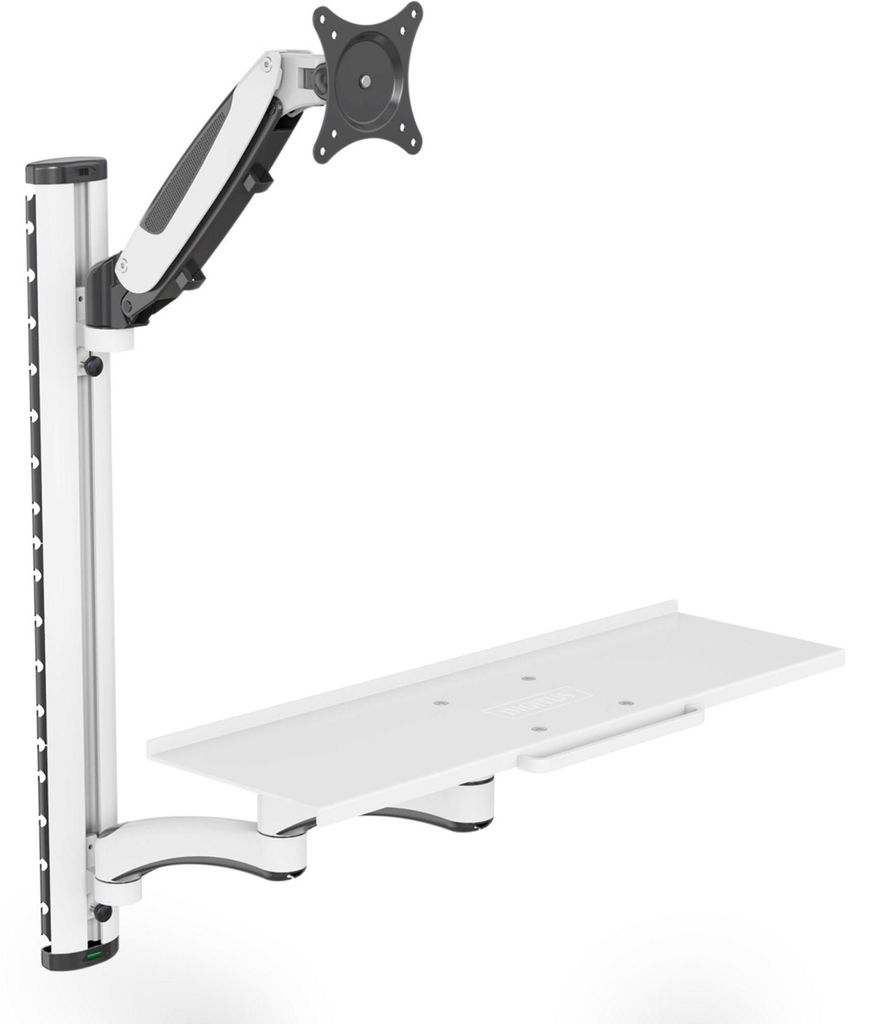 DIGITUS Arbeitsplatz (Monitor, Tastatur, Maus) Wandmontage