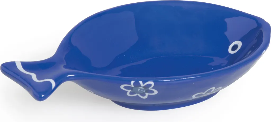 Excelsa Ocean Set 4 Ciotole Salvaspazio Ceramica Blu 17x11 cm