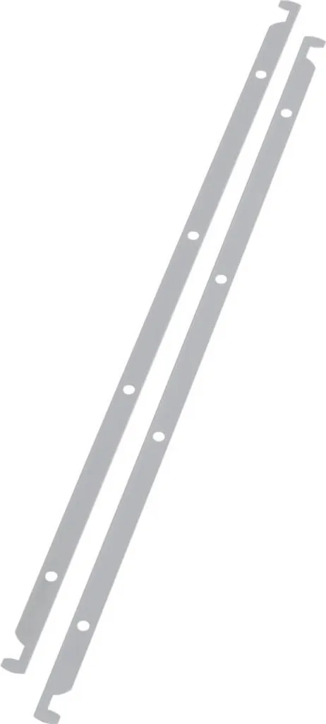 EICHNER 9605-00442 Lot de 2 rails suspendus gris pour dossiers et archives
