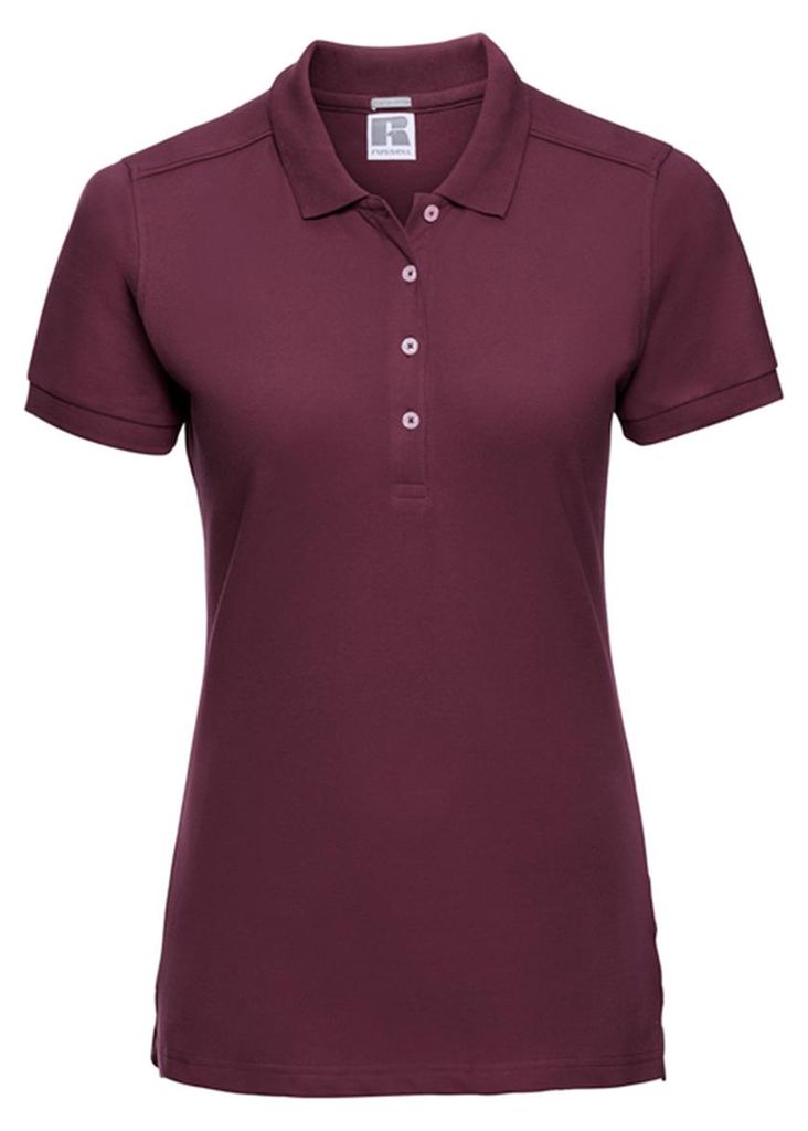 Russell - Poloshirt für Damen LT4619 (XXL) (Burgunderrot)