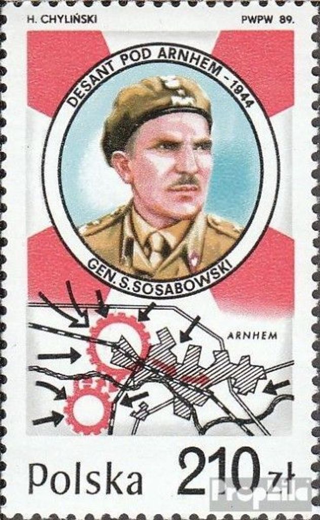 Briefmarken Polen 1989 Mi 3223 (kompl.Ausg.) postfrisch Produktbild 