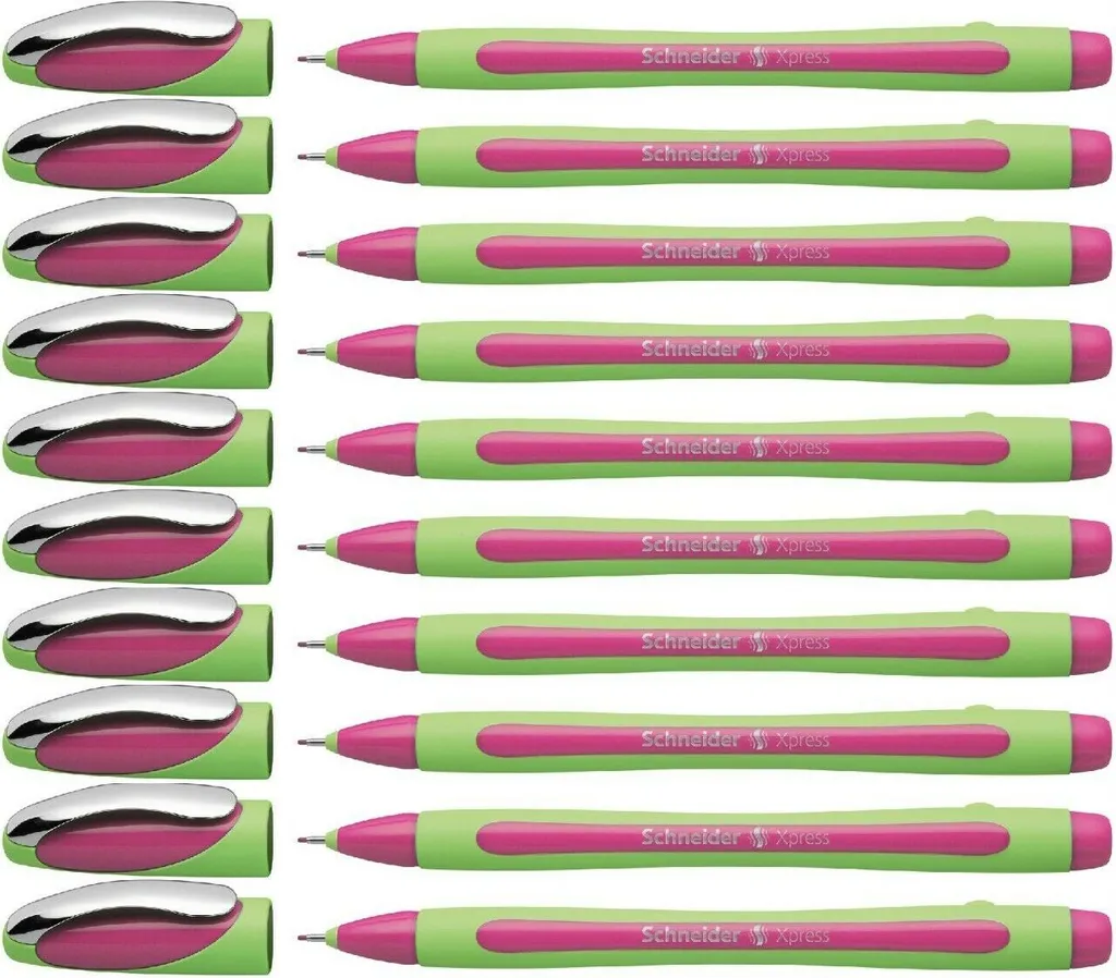 Stylo Rose Schneider Xpress 0,8 mm Idéal pour Prise de Notes et Bujo