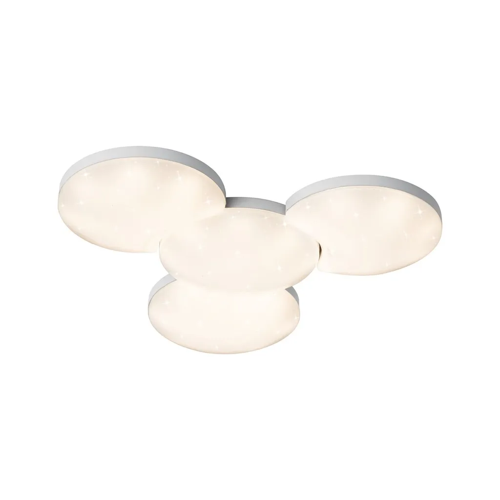 Spots LED encastrables Optical 3W blanc lot de 4 pour balisage intérieur